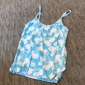 Aerie light blue and floral cami